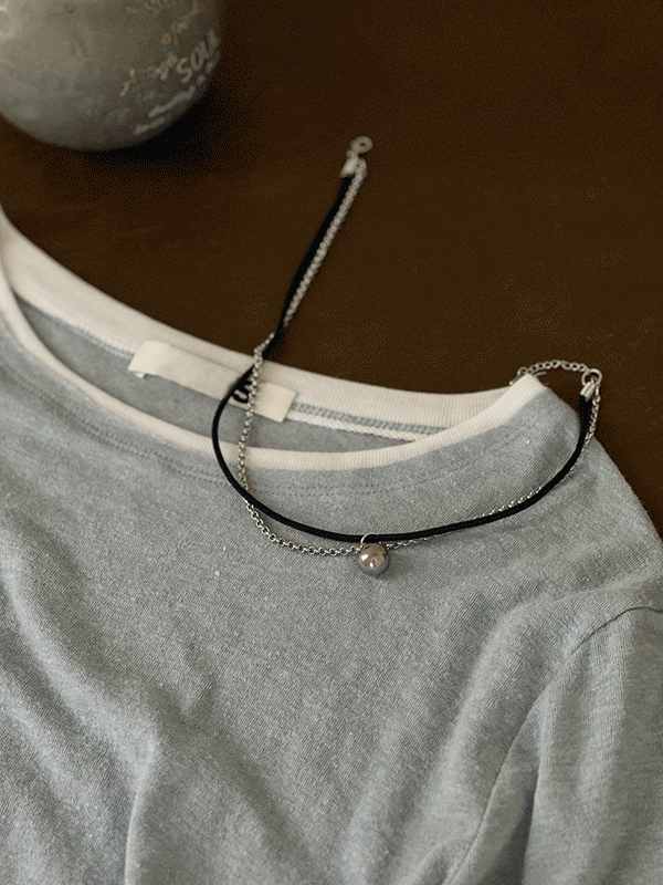 circle layered necklace